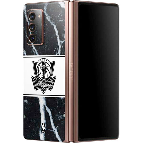 NBA Dallas Mavericks Marble Galaxy Z Fold2 5G Skin