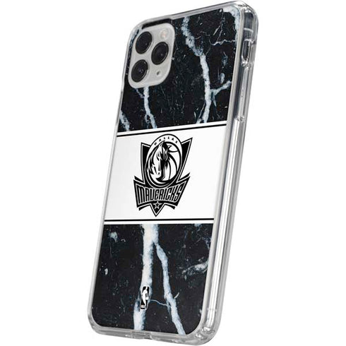 NBA Dallas Mavericks Marble iPhone 11 Pro Clear Case