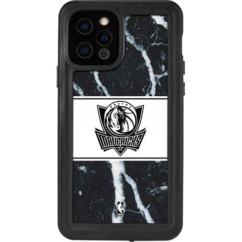 NBA Dallas Mavericks Marble iPhone 12 Pro Waterproof Case