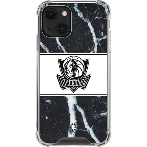 NBA Dallas Mavericks Marble iPhone 13 Mini Clear Case