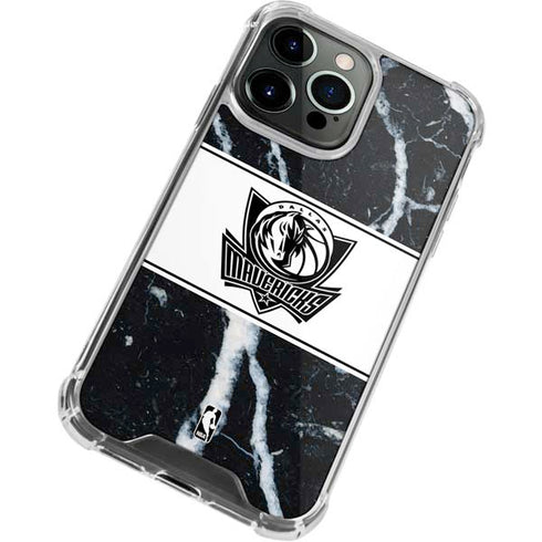 NBA Dallas Mavericks Marble iPhone 13 Pro Clear Case