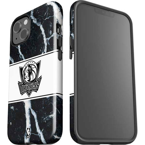 NBA Dallas Mavericks Marble iPhone 15 Plus Impact Case