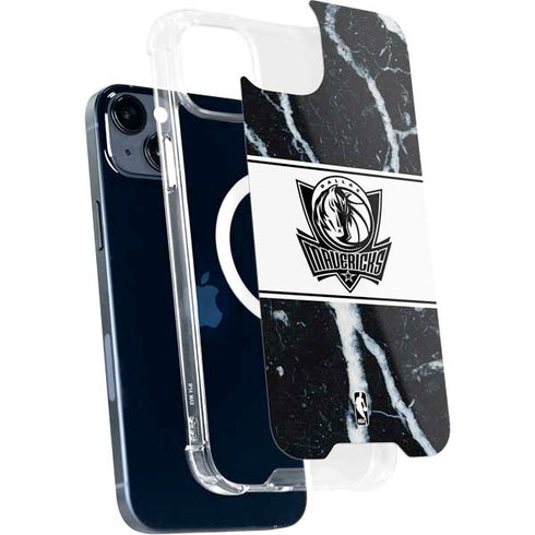 NBA Dallas Mavericks Marble iPhone 15 Plus MagSafe Case