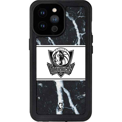 NBA Dallas Mavericks Marble iPhone 14 Pro Max Waterproof Case