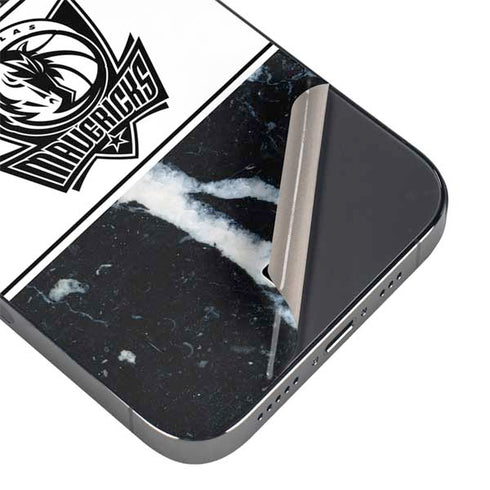 NBA Dallas Mavericks Marble iPhone 15 Pro Skin