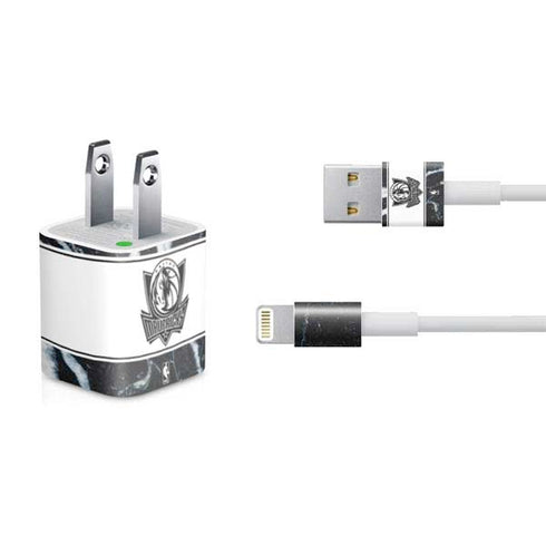 NBA Dallas Mavericks Marble iPhone Charger (5W USB) Skin