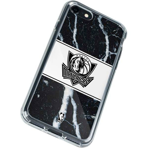 NBA Dallas Mavericks Marble iPhone SE (2nd & 3rd Gen) Clear Case