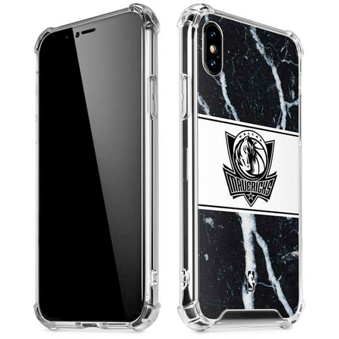 NBA Dallas Mavericks Marble iPhone XS Max Clear Case