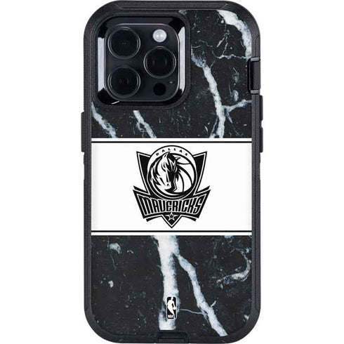 NBA Dallas Mavericks Marble Otterbox Defender iPhone Skin