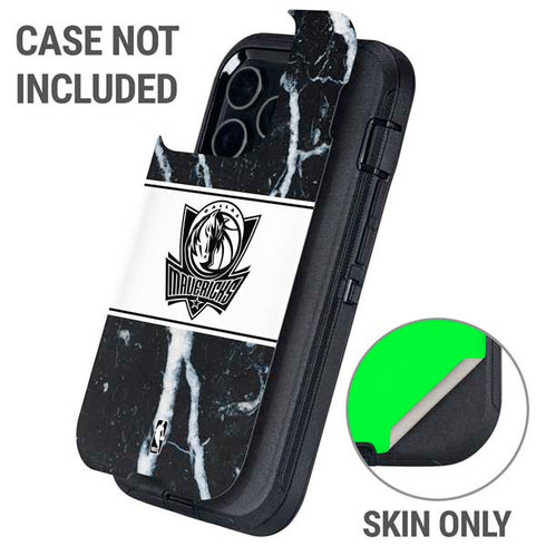 NBA Dallas Mavericks Marble Otterbox Defender iPhone Skin