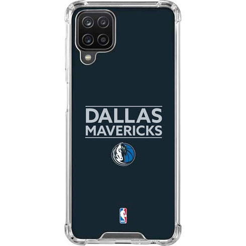 NBA Dallas Mavericks Standard - Blue Galaxy A12 Clear Case