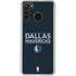 NBA Dallas Mavericks Standard - Blue Galaxy A21 Clear Case