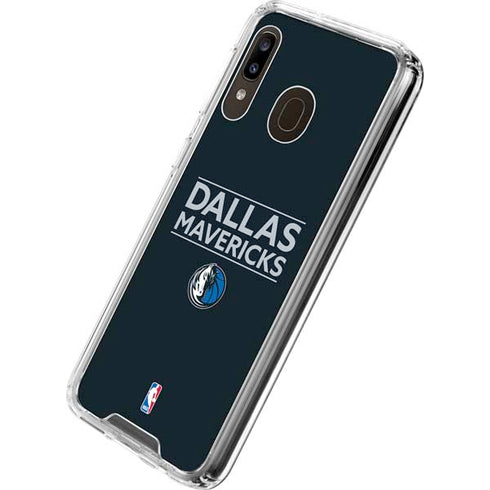 NBA Dallas Mavericks Standard - Blue Galaxy A30 Clear Case