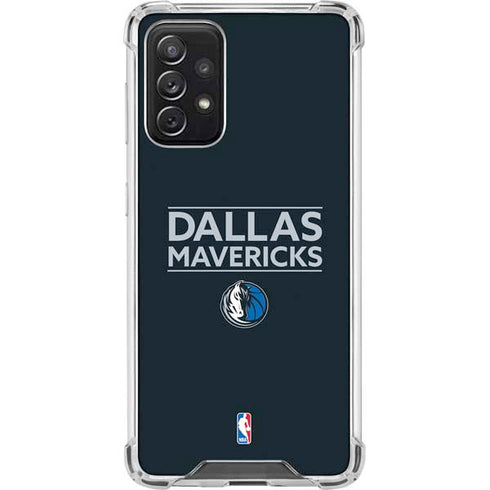 NBA Dallas Mavericks Standard - Blue Galaxy A72 5G Clear Case