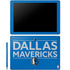 NBA Dallas Mavericks Standard - Light Blue Galaxy Book 12in Skin