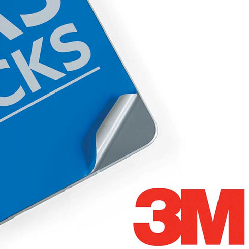 NBA Dallas Mavericks Standard - Light Blue Galaxy Book 12in Skin