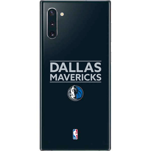 NBA Dallas Mavericks Standard - Blue Galaxy Note 10 Skin