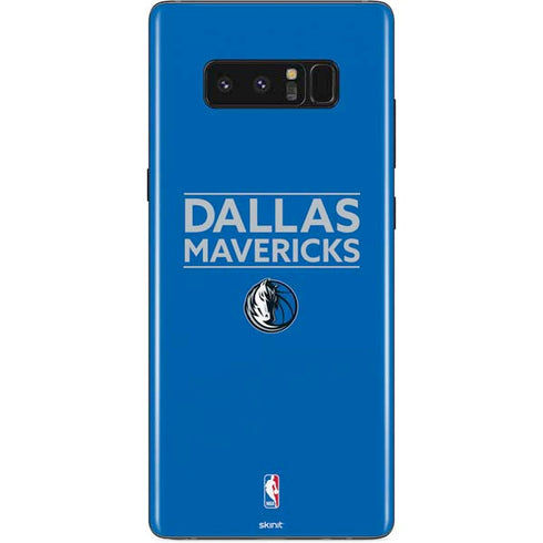 NBA Dallas Mavericks Standard - Light Blue Galaxy Note 8 Skin