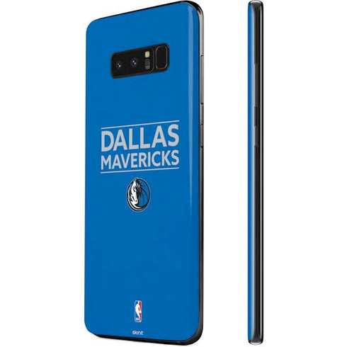 NBA Dallas Mavericks Standard - Light Blue Galaxy Note 8 Skin