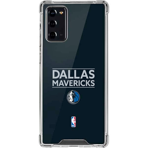 NBA Dallas Mavericks Standard - Blue Galaxy Note20 5G Clear Case