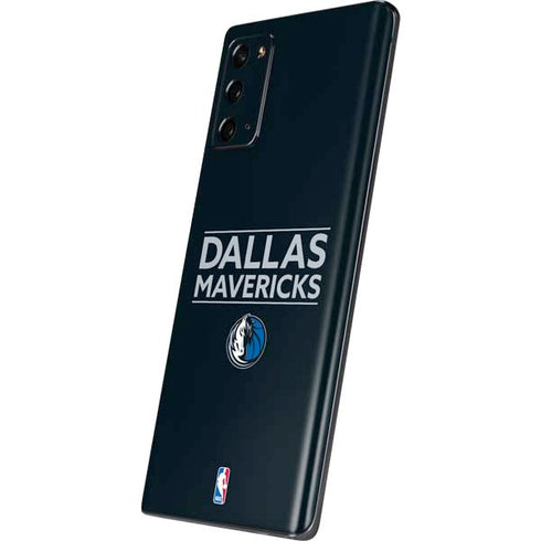NBA Dallas Mavericks Standard - Blue Galaxy Note20 5G Skin