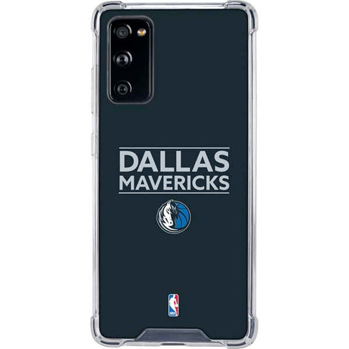 NBA Dallas Mavericks Standard - Blue Galaxy S20 FE Clear Case