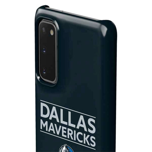 NBA Dallas Mavericks Standard - Blue Galaxy S20 Lite Case