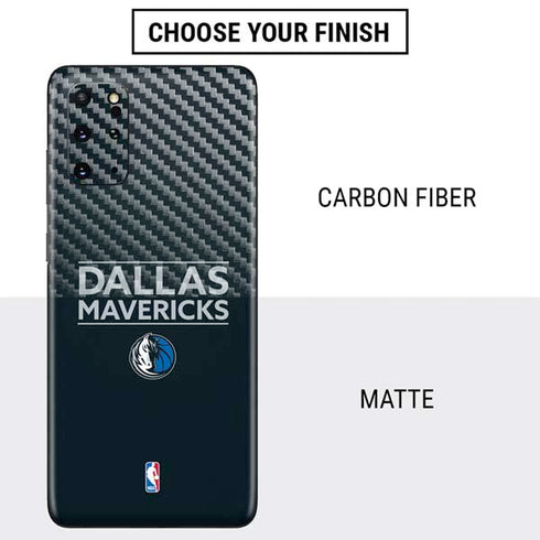 NBA Dallas Mavericks Standard - Blue Galaxy S20 Plus Skin