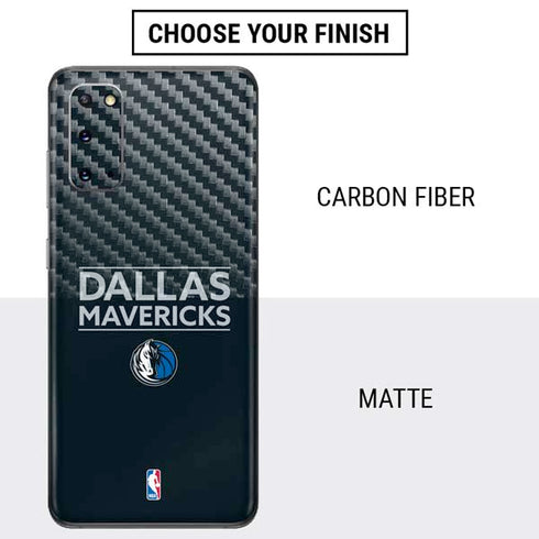 NBA Dallas Mavericks Standard - Blue Galaxy S20 Skin