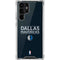 NBA Dallas Mavericks Standard - Blue Galaxy S22 Ultra Clear Case