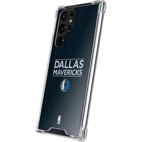NBA Dallas Mavericks Standard - Blue Galaxy S22 Ultra Clear Case