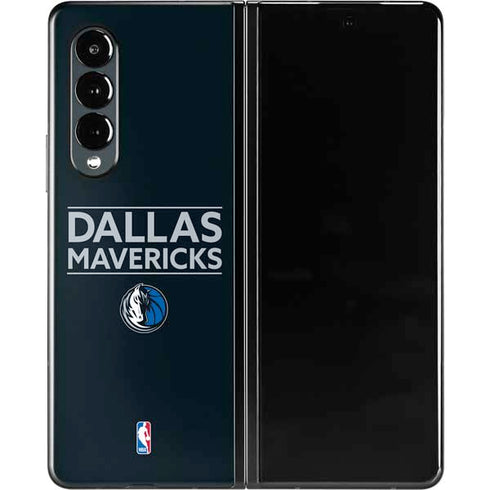 NBA Dallas Mavericks Standard - Blue Galaxy Z Fold3 5G Skin
