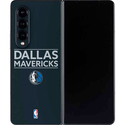 NBA Dallas Mavericks Standard - Blue Galaxy Z Fold4 5G Skin