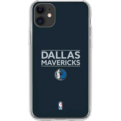 NBA Dallas Mavericks Standard - Blue iPhone 11 Clear Case