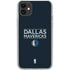 NBA Dallas Mavericks Standard - Blue iPhone 11 Clear Case