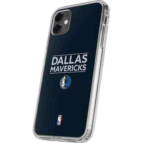 NBA Dallas Mavericks Standard - Blue iPhone 11 Clear Case