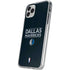 NBA Dallas Mavericks Standard - Blue iPhone 11 Pro Clear Case