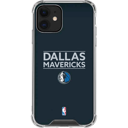 NBA Dallas Mavericks Standard - Blue iPhone 12 Clear Case