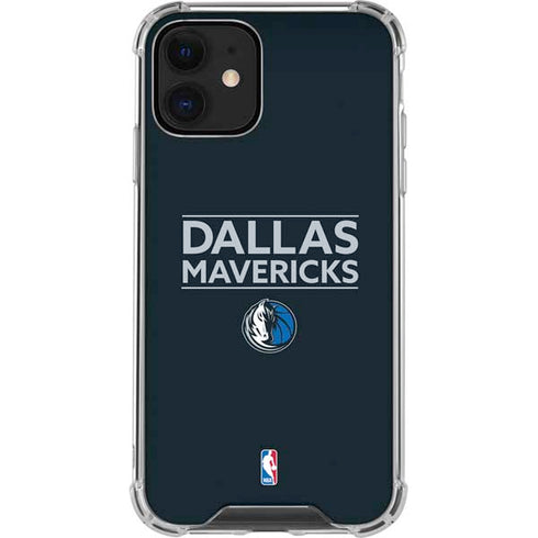NBA Dallas Mavericks Standard - Blue iPhone 12 Mini Clear Case