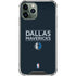 NBA Dallas Mavericks Standard - Blue iPhone 12 Pro Clear Case