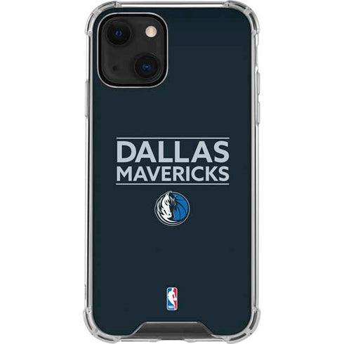 NBA Dallas Mavericks Standard - Blue iPhone 13 Mini Clear Case