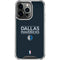 NBA Dallas Mavericks Standard - Blue iPhone 13 Pro Clear Case