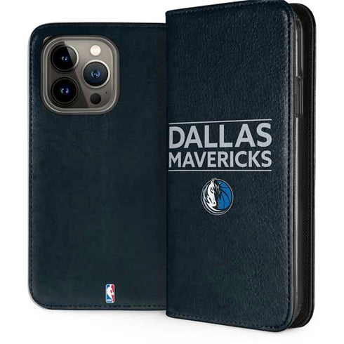 NBA Dallas Mavericks Standard - Blue iPhone 13 Pro Folio Case