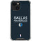 NBA Dallas Mavericks Standard - Blue iPhone 14 Clear Case