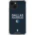 NBA Dallas Mavericks Standard - Blue iPhone 15 Plus Clear Case