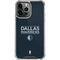 NBA Dallas Mavericks Standard - Blue iPhone 15 Pro Max Clear Case