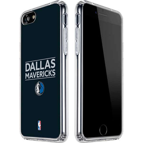NBA Dallas Mavericks Standard - Blue iPhone SE (2nd & 3rd Gen) Clear Case