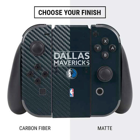 NBA Dallas Mavericks Standard - Blue Nintendo Switch Bundle Skin