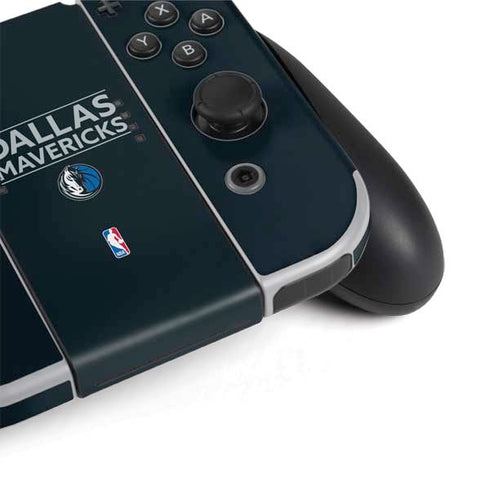 NBA Dallas Mavericks Standard - Blue Nintendo Switch OLED (2021) Skin