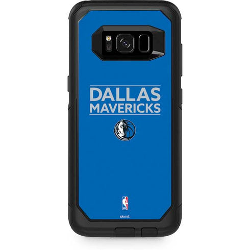 NBA Dallas Mavericks Standard - Light Blue Otterbox Commuter Galaxy Skin